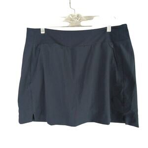 Athleta Soho‎ Skort Jupe Short Womens 14 Blue Athletic Performance Pockets